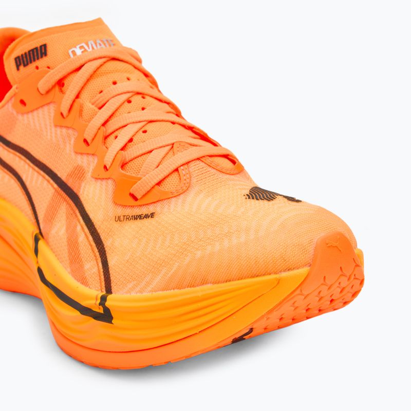 Încălțăminte de alergare pentru bărbați PUMA Deviate Nitro Elite 3 heat fire/puma black 7