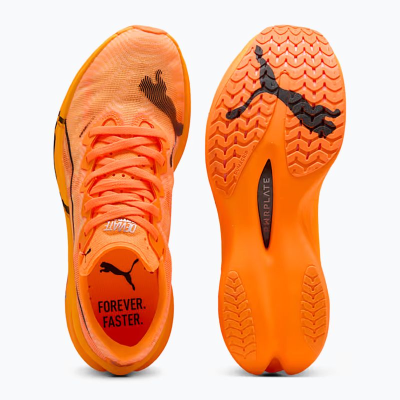 Încălțăminte de alergare pentru bărbați PUMA Deviate Nitro Elite 3 heat fire/puma black 9