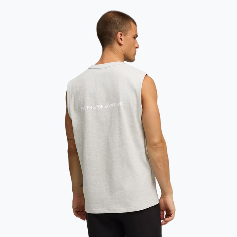 Tricou de antrenament pentru bărbați PUMA x HYROX Cutoff Tank gri 3