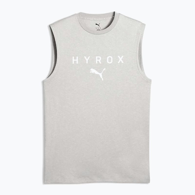 Tricou de antrenament pentru bărbați PUMA x HYROX Cutoff Tank gri 4