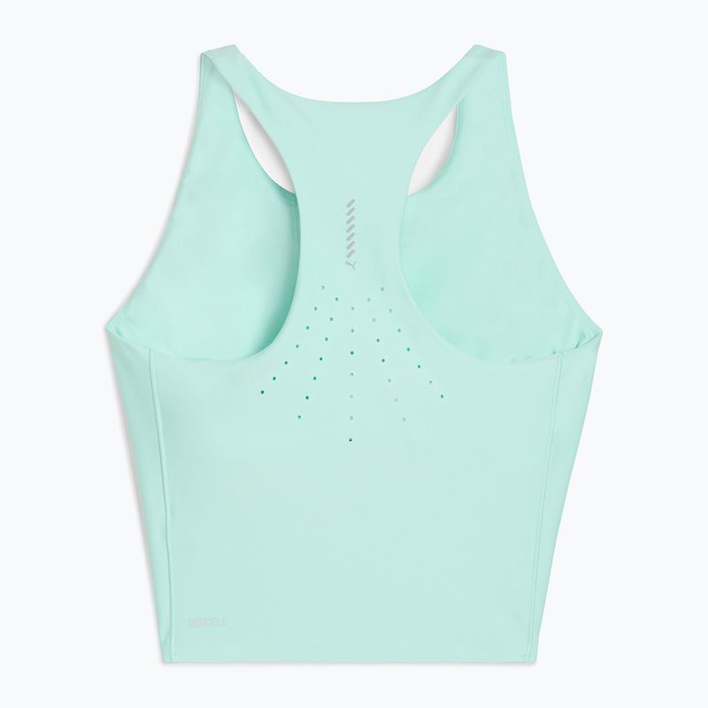 Top de alergare pentru femei PUMA Raceday Ultraform Crop mint melt 2