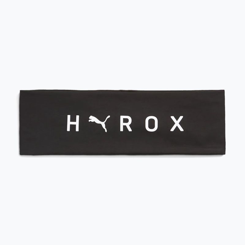 Banda pentru cap PUMA x HYROX Sweatband negru
