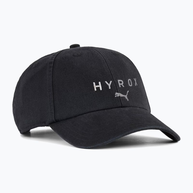 Șapcă cu cozoroc PUMA x HYROX BB neagră
