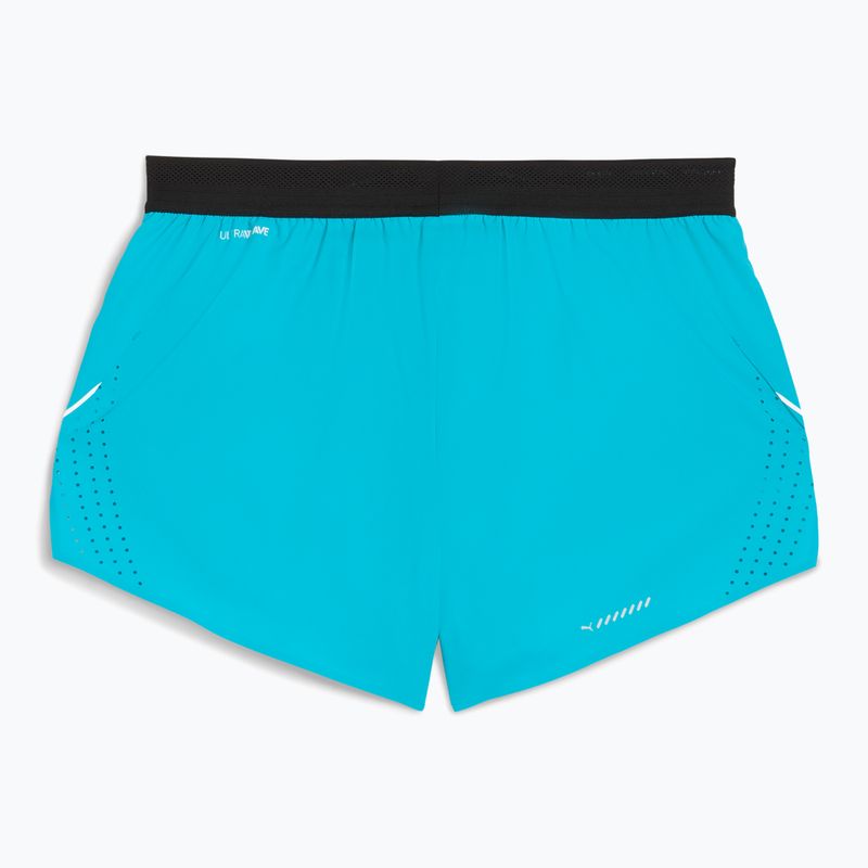 Pantaloni scurți de alergare pentru bărbați PUMA Raceday Ultrawave 3" Split speed blue 2