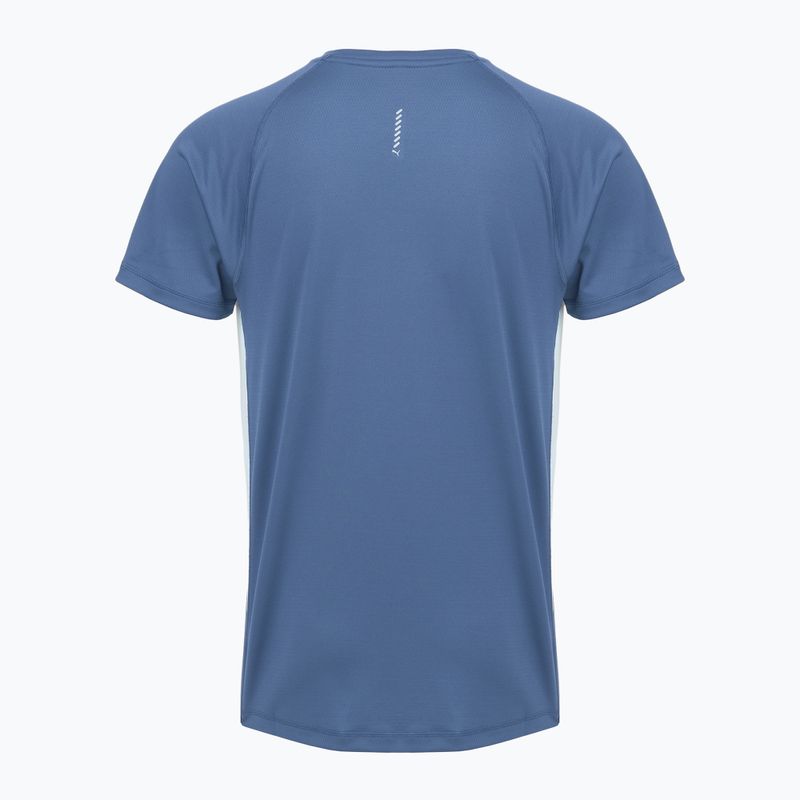 Tricou de alergare pentru bărbați PUMA Run Velocity Tee Poly dark indigo 2
