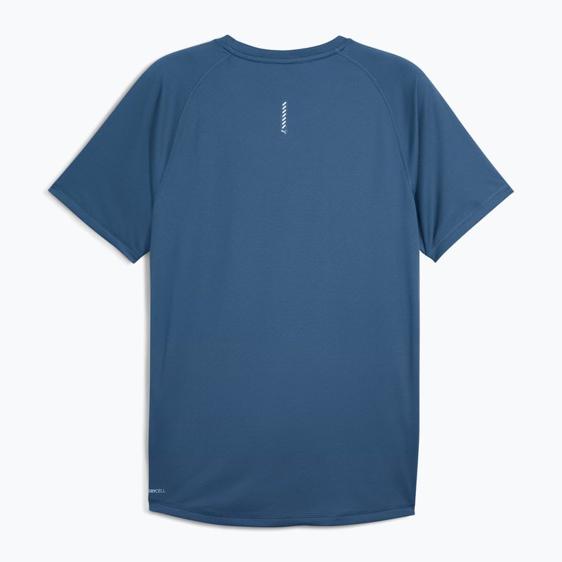 Tricou de alergare pentru bărbați PUMA Run Velocity Tee Poly dark indigo 2