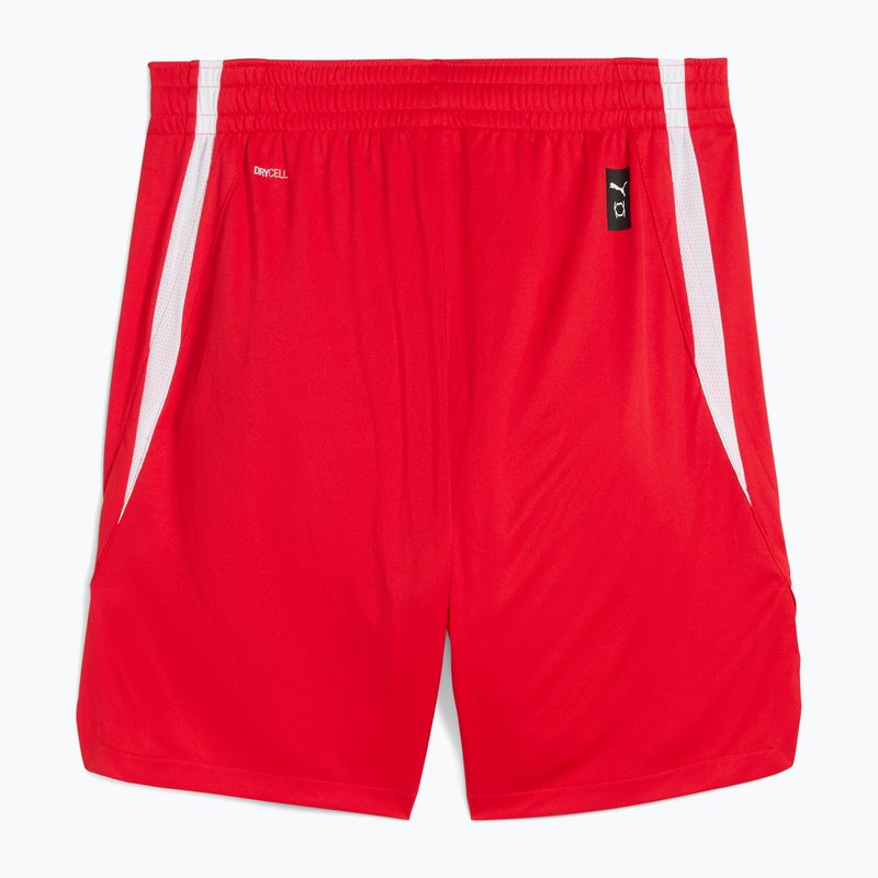 Pantaloni scurți de baschet pentru bărbați PUMA teamJAWS Starter for all time red 2