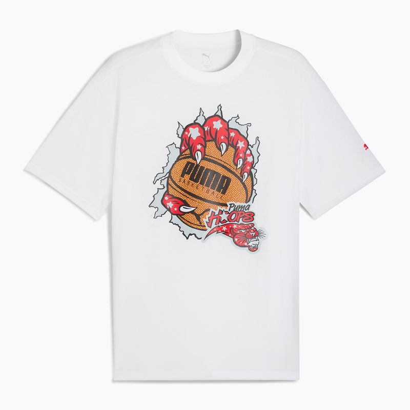 Tricou de baschet pentru bărbați PUMA Hoopaverse Tee 3 puma white