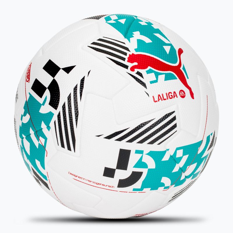 Minge de fotbal PUMA Orbita Laliga 1 FIFA Quality Pro puma white/multicolor mărime 5 2
