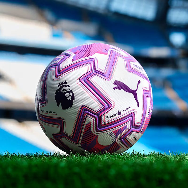 Minge de fotbal  PUMA Orbita Pro PL Brilliance FIFA Quality Pro puma white/multicolor mărime 3 4