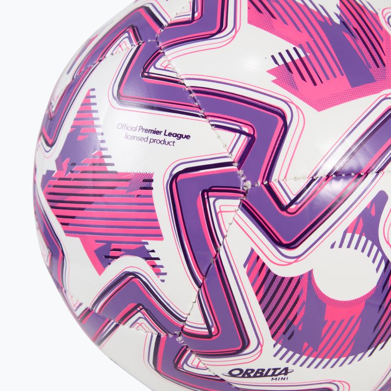 Minge de fotbal PUMA Orbita Mini PL Brilliance puma white/multicolor 3