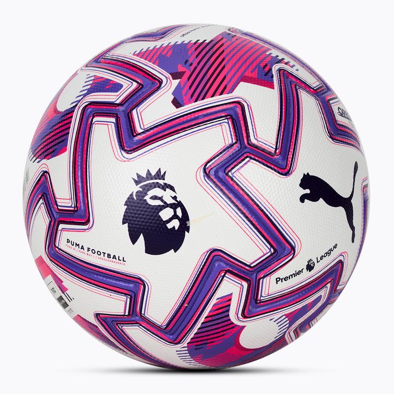 Minge de fotbal  PUMA Orbita Ultimate PL Brilliance puma white/multicolor mărime 5 2