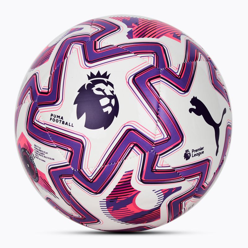 Minge de fotbal  PUMA Orbita Play PL Brilliance puma white/multicolor mărime 5 2