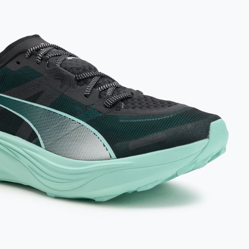 Încălțăminte de alergat pentru bărbați PUMA Deviate Nitro Elite Trail green terrain / mint melt 7