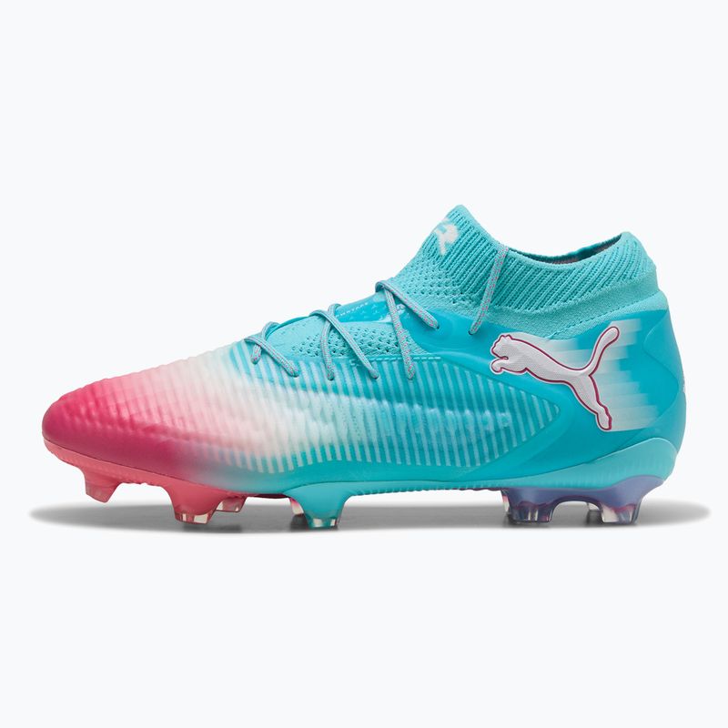 Încălțăminte de fotbal pentru bărbați PUMA Future 8 Ultimate Re-Charge FG hero blue/puma white/sunset pink 8