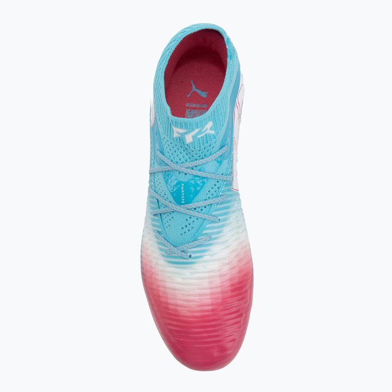 Încălțăminte de fotbal pentru bărbați PUMA Future 8 Ultimate Re-Charge FG hero blue/puma white/sunset pink 5