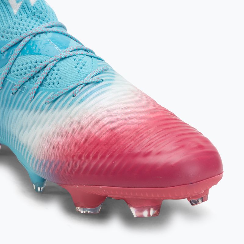 Încălțăminte de fotbal pentru bărbați PUMA Future 8 Ultimate Re-Charge FG hero blue/puma white/sunset pink 7
