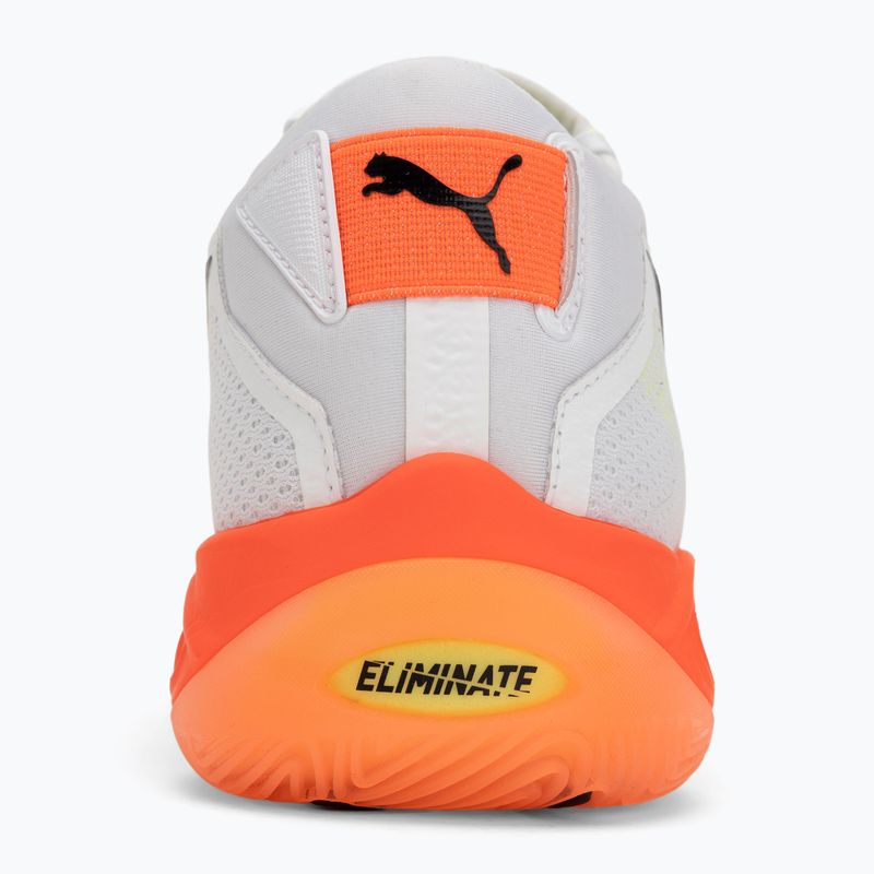 Încălțăminte de handbal PUMA Eliminate Nitro SQD 4 Game On puma white/glowing red/ultra blue 6