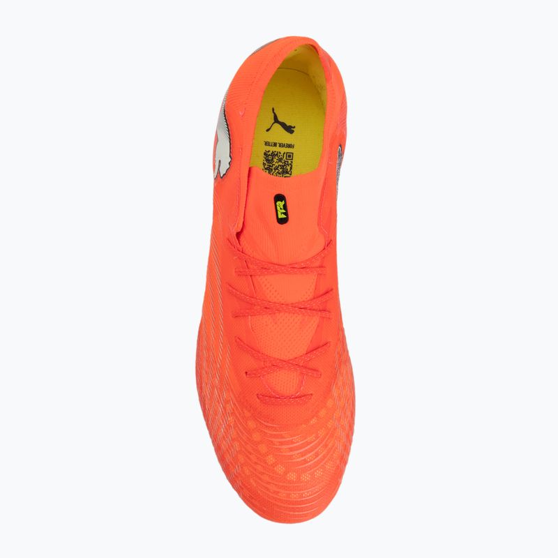 Încălțăminte de fotbal PUMA Future 9 Fusion FG/AG glowing red/puma white/puma black/puma silver 5
