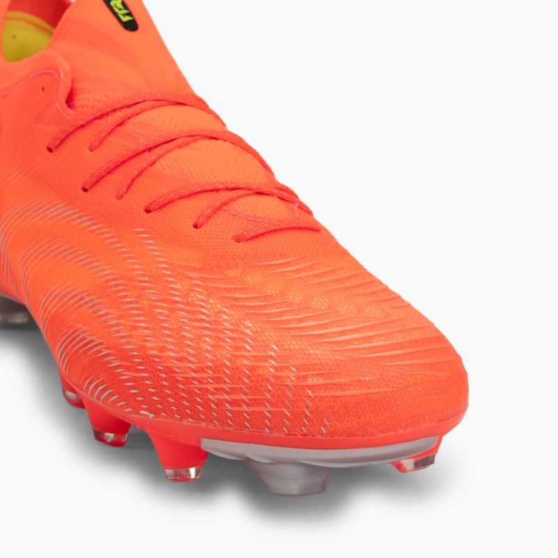 Încălțăminte de fotbal PUMA Future 9 Fusion FG/AG glowing red/puma white/puma black/puma silver 7