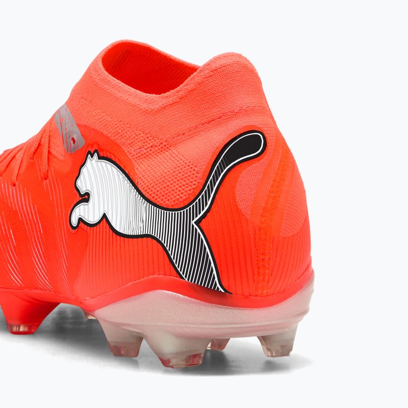 Încălțăminte de fotbal PUMA Future 9 Pro FG/AG glowing red/puma white/puma black/puma silver 8