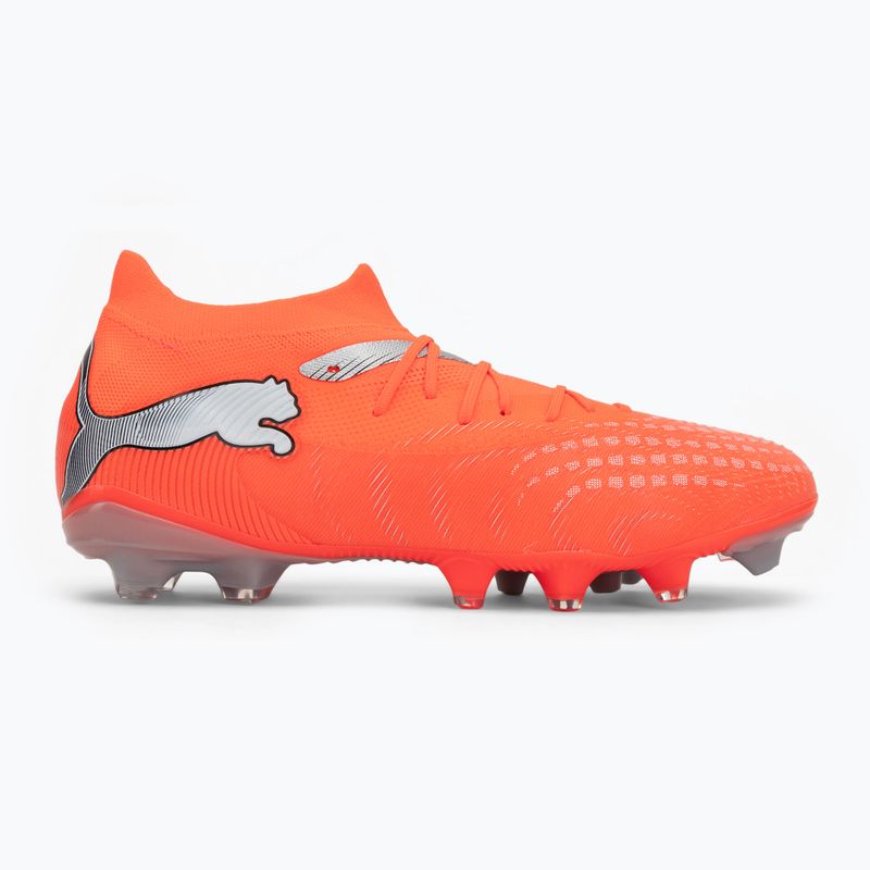 Încălțăminte de fotbal PUMA Future 9 Fusion FG/AG glowing red/puma white/puma black/puma silver 2