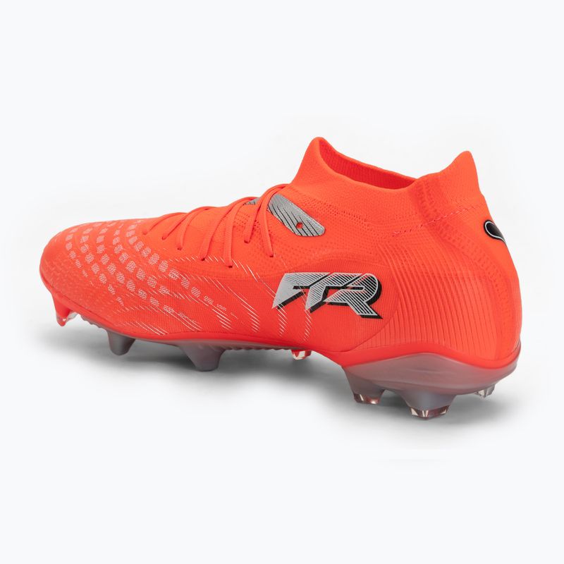 Încălțăminte de fotbal PUMA Future 9 Fusion FG/AG glowing red/puma white/puma black/puma silver 3