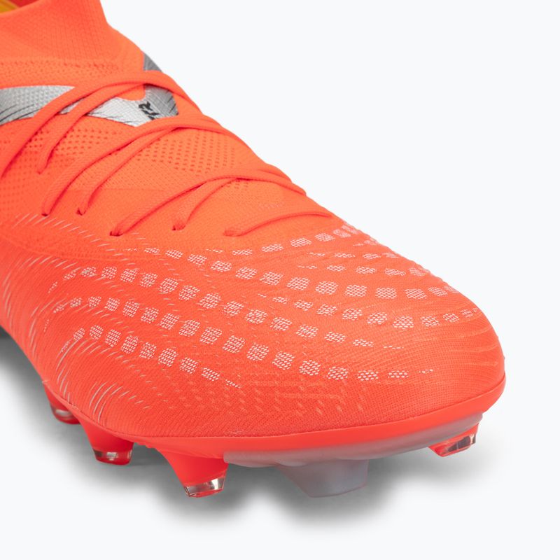Încălțăminte de fotbal PUMA Future 9 Fusion FG/AG glowing red/puma white/puma black/puma silver 7