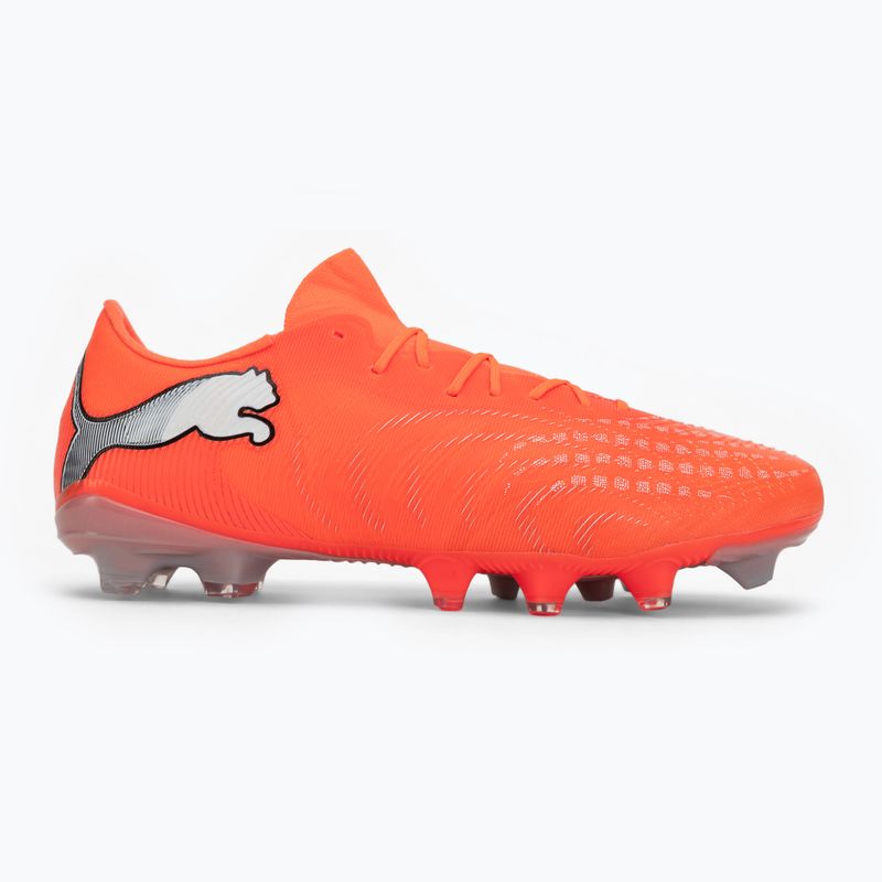 Încălțăminte de fotbal PUMA Future 9 Match Fusion FG/AG glowing red/puma white/puma black/puma silver 2