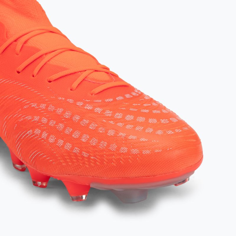 Încălțăminte de fotbal PUMA Future 9 Match Fusion FG/AG glowing red/puma white/puma black/puma silver 7