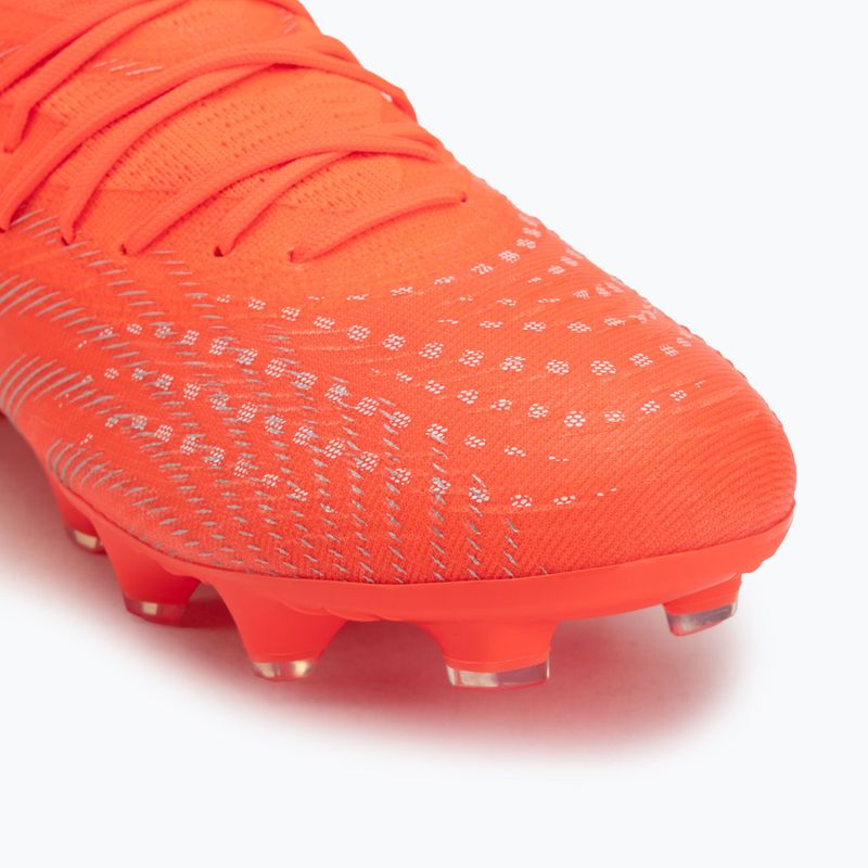 Încălțăminte de fotbal pentru copii PUMA Future 9 Match FG/AG Jr glowing red/puma white/puma black/puma silver 7