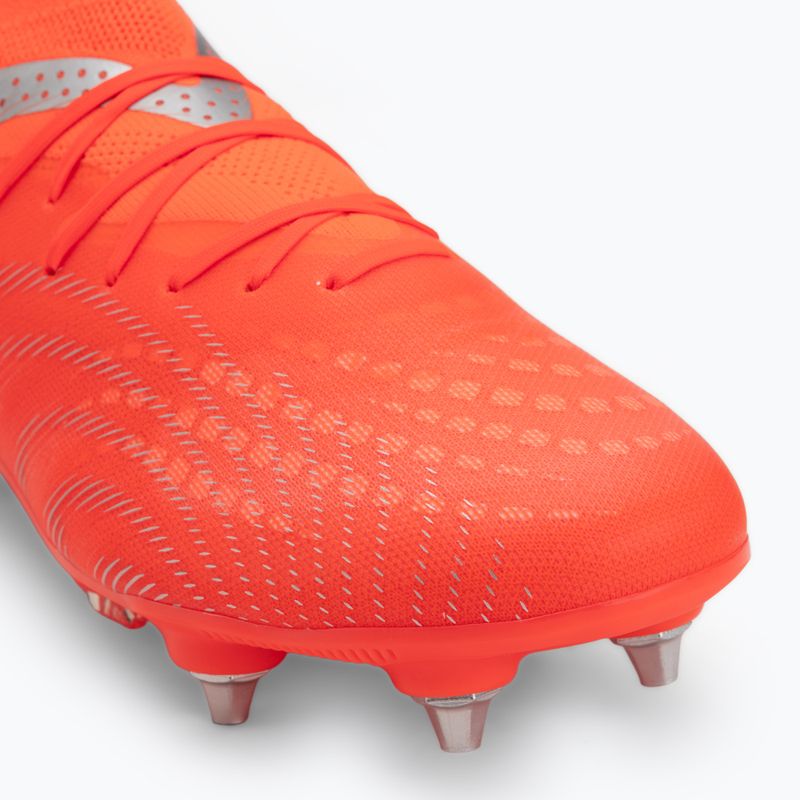 Încălțăminte de fotbal pentru bărbați PUMA Future 9 Pro MxSG glowing red/puma white/puma black/puma silver 7