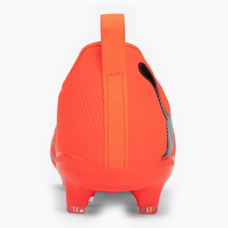 Încălțăminte de fotbal pentru copii PUMA Future 9 Play FG/AG Jr glowing red/puma white/puma black/puma silver 6