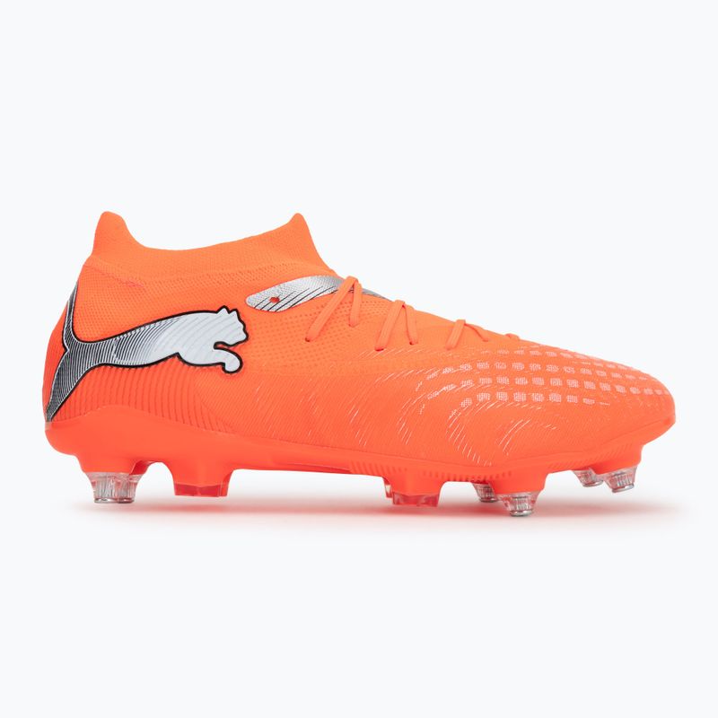Încălțăminte de fotbal PUMA Future 9 Match MxSG glowing red/puma white/puma black/puma silver 2