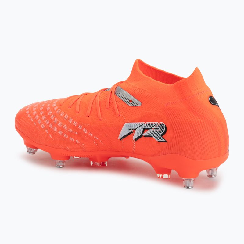 Încălțăminte de fotbal PUMA Future 9 Match MxSG glowing red/puma white/puma black/puma silver 3