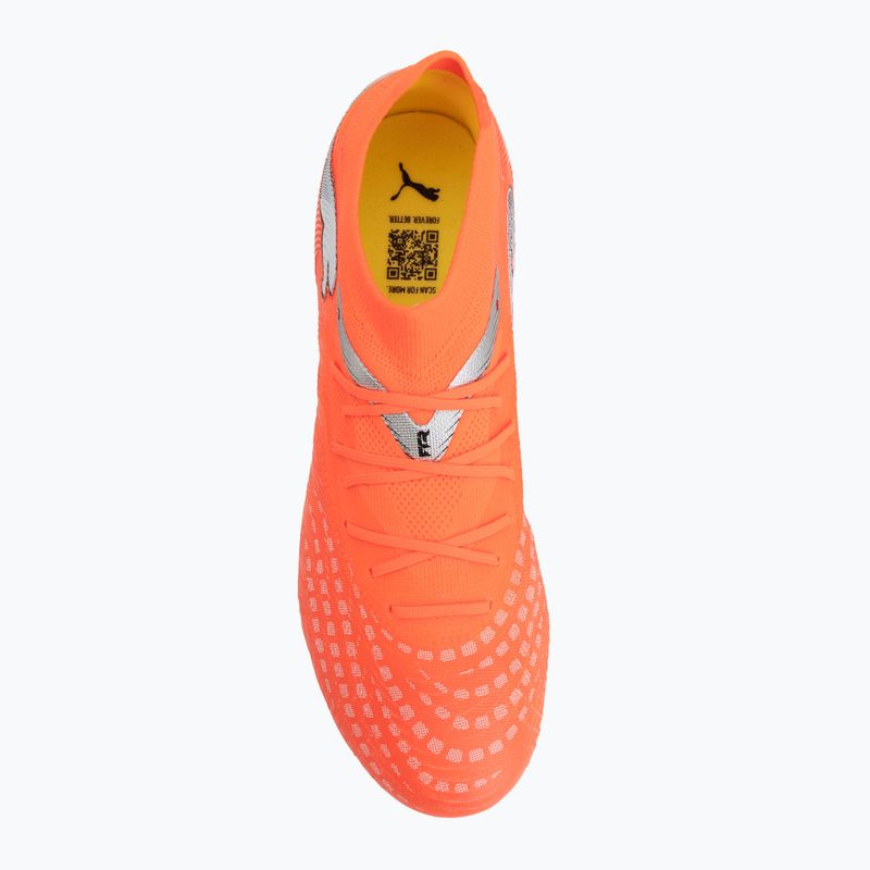 Încălțăminte de fotbal PUMA Future 9 Match MxSG glowing red/puma white/puma black/puma silver 5