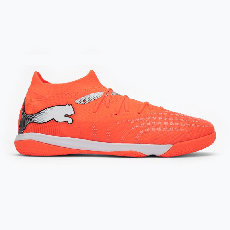 Încălțăminte de fotbal PUMA Future 9 Match IT glowing red/puma white/puma black/puma silver 2