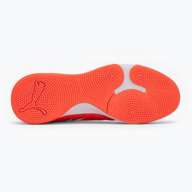 Încălțăminte de fotbal PUMA Future 9 Match IT glowing red/puma white/puma black/puma silver 4