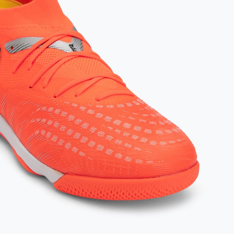 Încălțăminte de fotbal PUMA Future 9 Match IT glowing red/puma white/puma black/puma silver 7