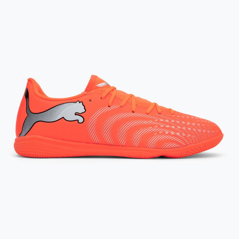 Încălțăminte de fotbal PUMA Future 9 Play IT glowing red/puma white/puma black/puma silver 2