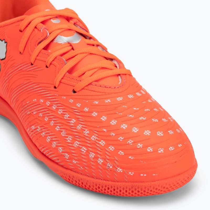 Încălțăminte de fotbal pentru copii PUMA Future 9 Play IT Jr glowing red/puma white/puma black/puma silver 7
