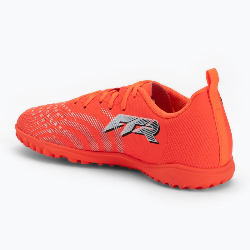 Încălțăminte de fotbal pentru copii PUMA Future 9 Play TT Jr glowing red/puma white/puma black/puma silver 3