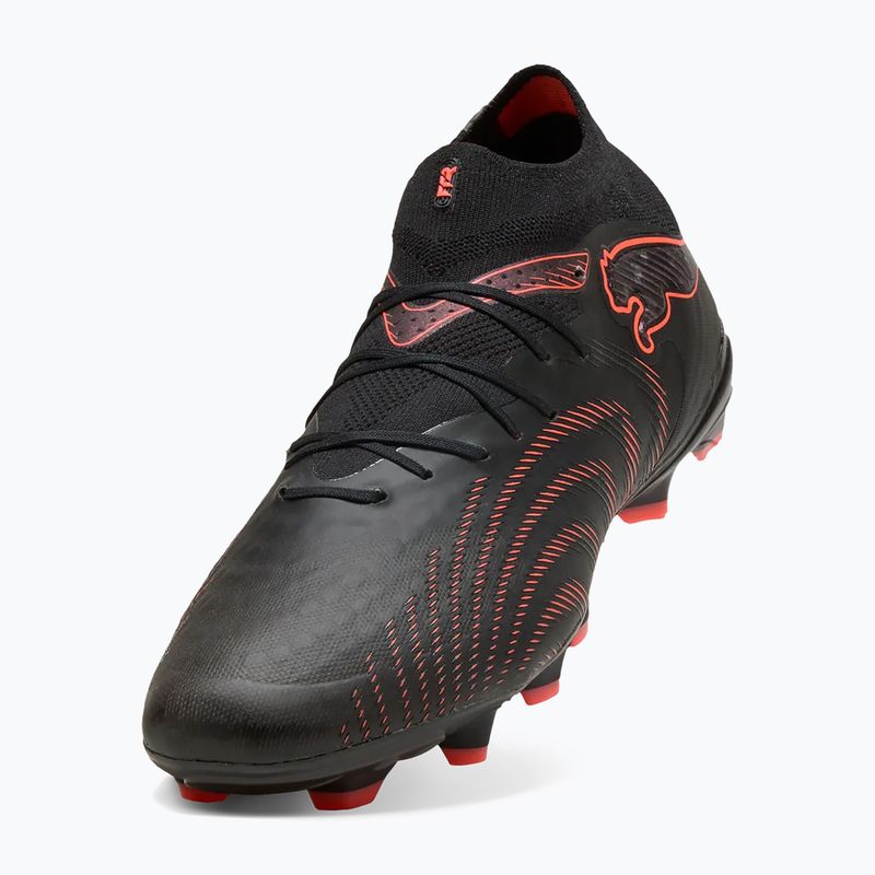 Încălțăminte de fotbal PUMA Future 9 Pro FG/AG puma black/glowing red/strong grey 8