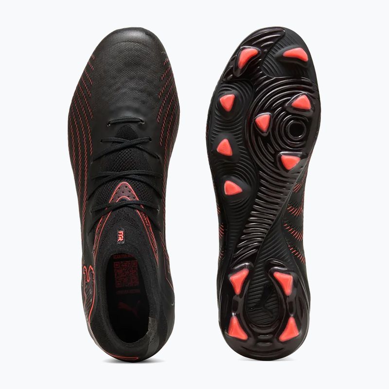 Încălțăminte de fotbal PUMA Future 9 Pro FG/AG puma black/glowing red/strong grey 9