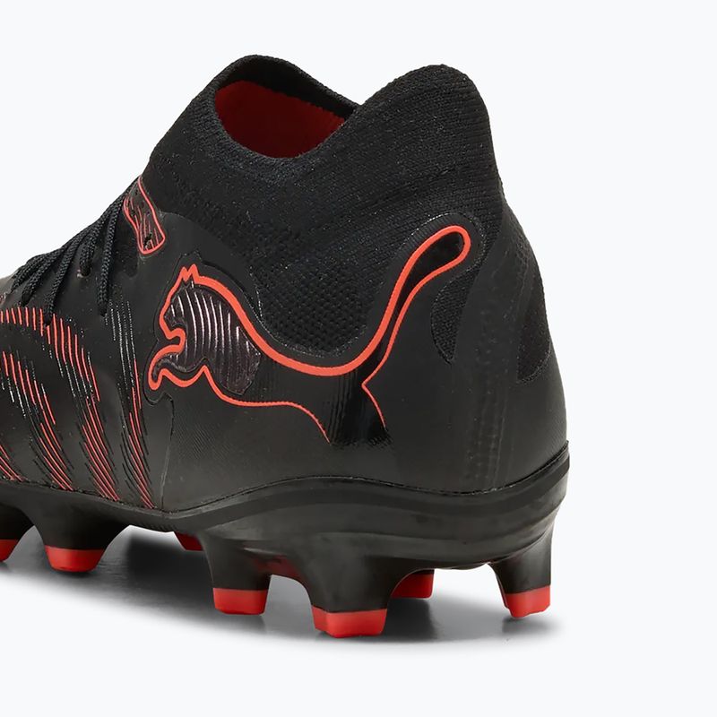 Încălțăminte de fotbal pentru copii PUMA Future 9 Pro FG/AG Jr puma black/puma white/blue jewel 13