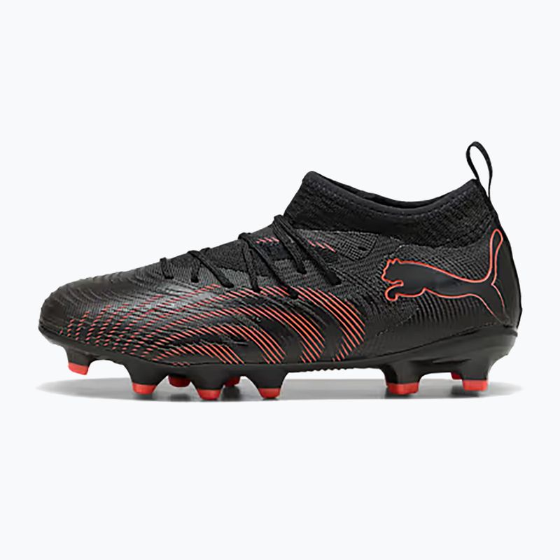 Încălțăminte de fotbal pentru copii PUMA Future 9 Match FG/AG Jr puma black/glowing red/strong grey 8