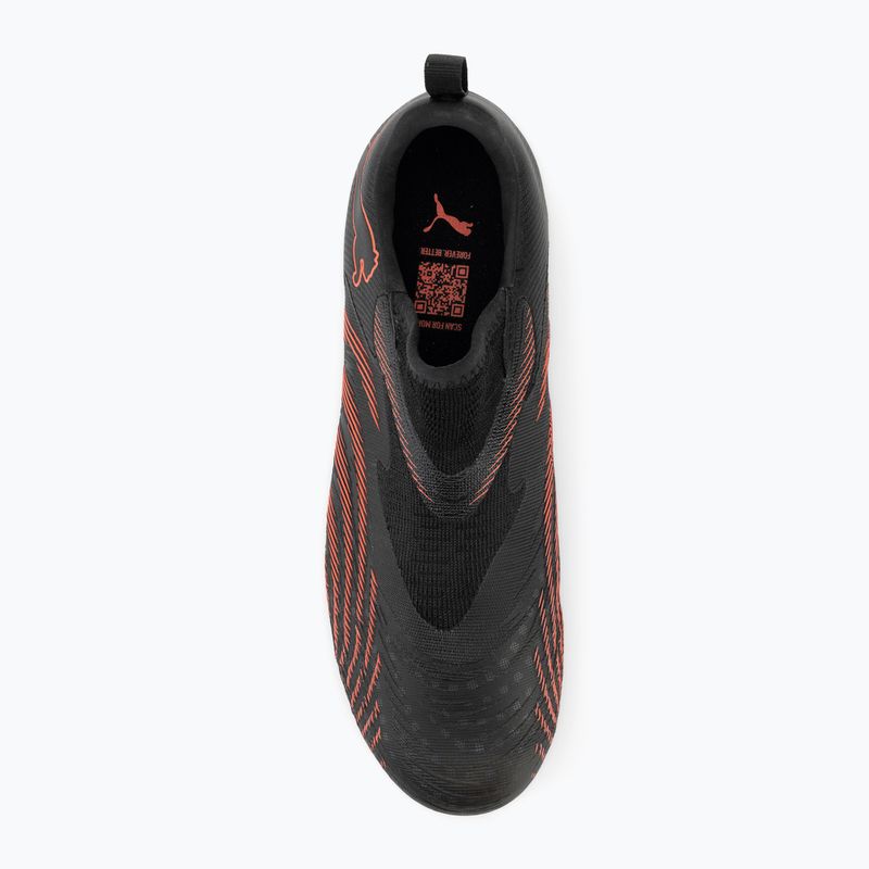 Încălțăminte de fotbal pentru copii PUMA Future 9 Match LL FG/AG Jr puma black/glowing red/strong grey 5