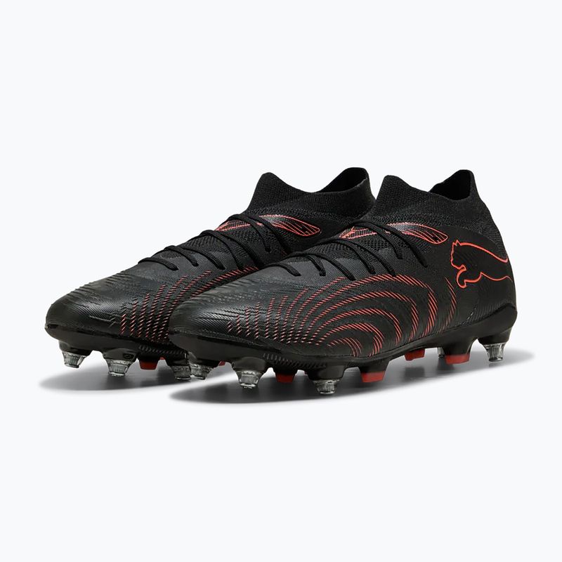 Încălțăminte de fotbal PUMA Future 9 Match MxSG puma black/glowing red/strong grey 10