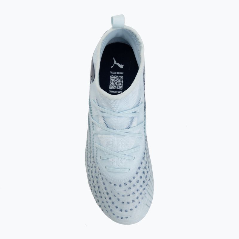 Încălțăminte de fotbal pentru copii PUMA Future 9 Match FG/AG Jr icy blue/puma white/blue jewel 5