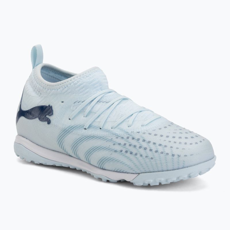 Încălțăminte de fotbal pentru copii PUMA Future 9 Match TT + Mid Jr icy blue/puma white/blue jewel